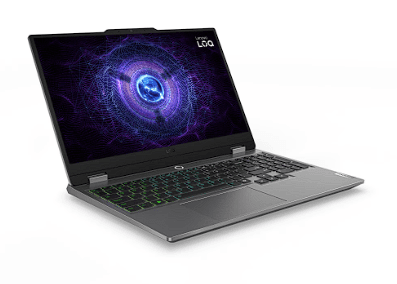 LAPTOP LENOVO LOQ 15IAX9 INTEL CORE I5-12450HX 24GB 512GB SSD RTX 3050 6GB 15.6" FHD 144HZ WIN11 HOME TECLADO LATINO