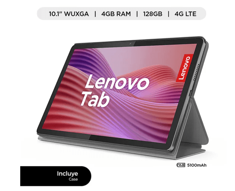 TABLET LENOVO TAB M11 TB311XU 4GB/128GB LTE 4GB 128GB 10.1" WUXGA 90HZ LUNA GREY 1